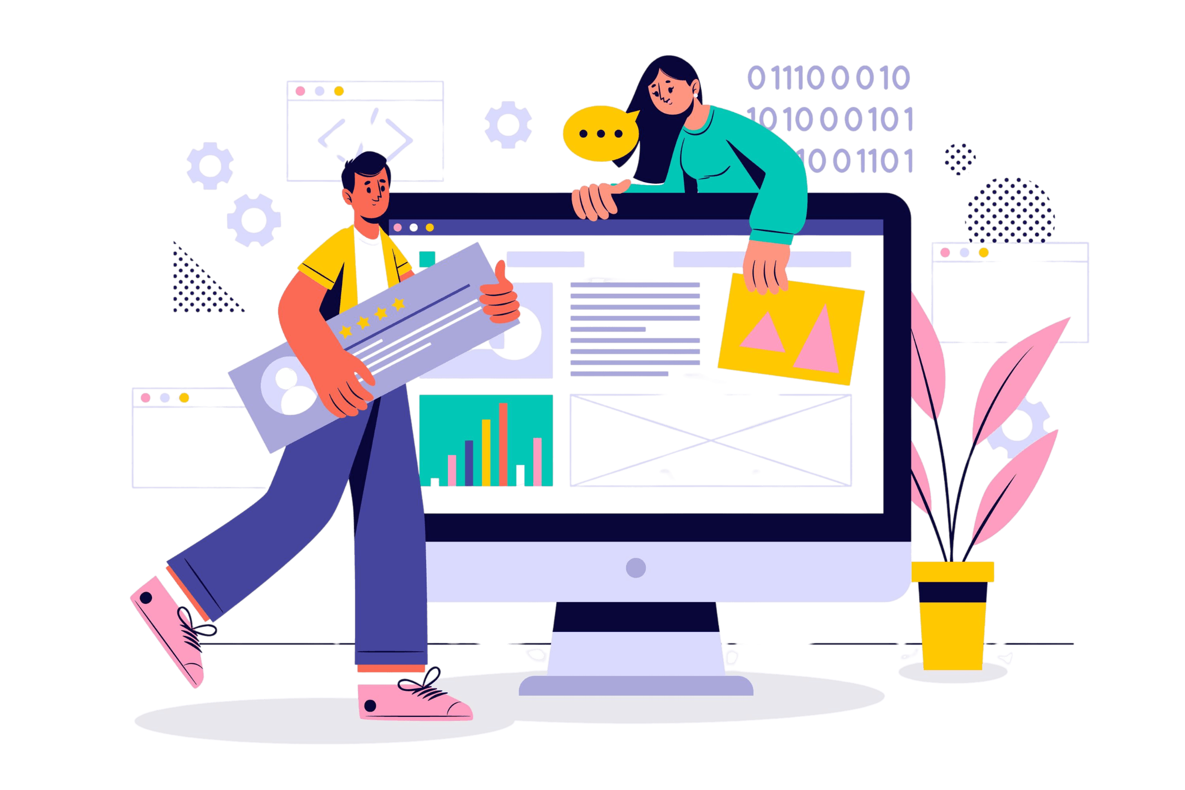Website Development Illustration