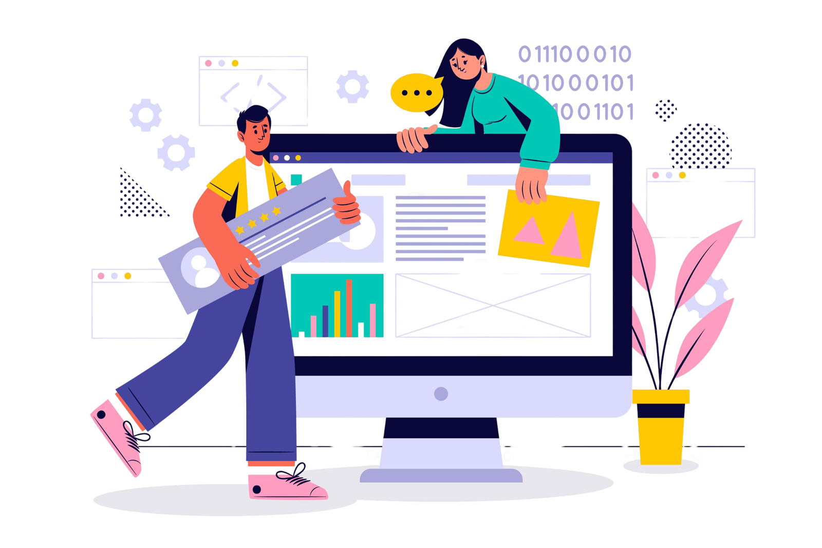 Website Development Illustration